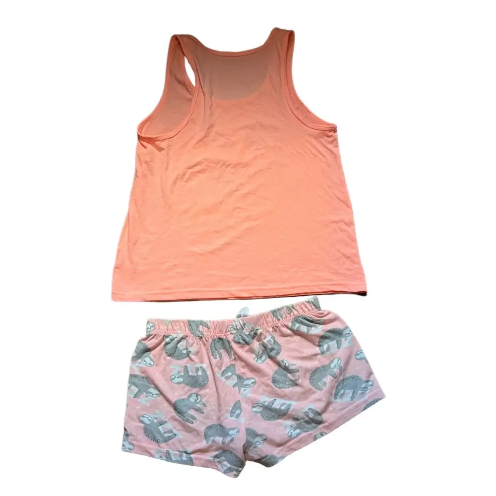 Primark Kids Pajama Set - Peach and Gray